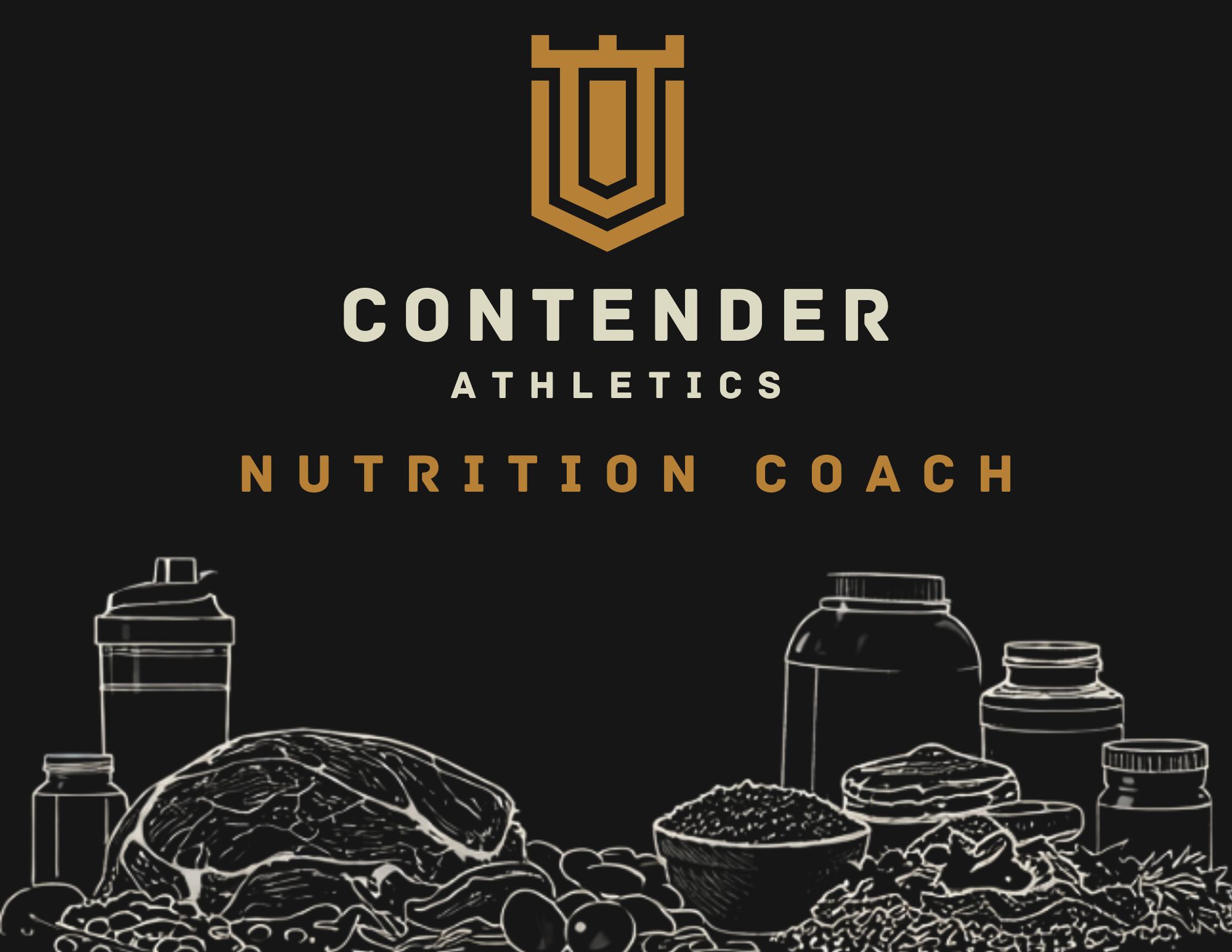 Copy of [Original size] [Original size] Contender Athletics Logo (Trifold Brochure)